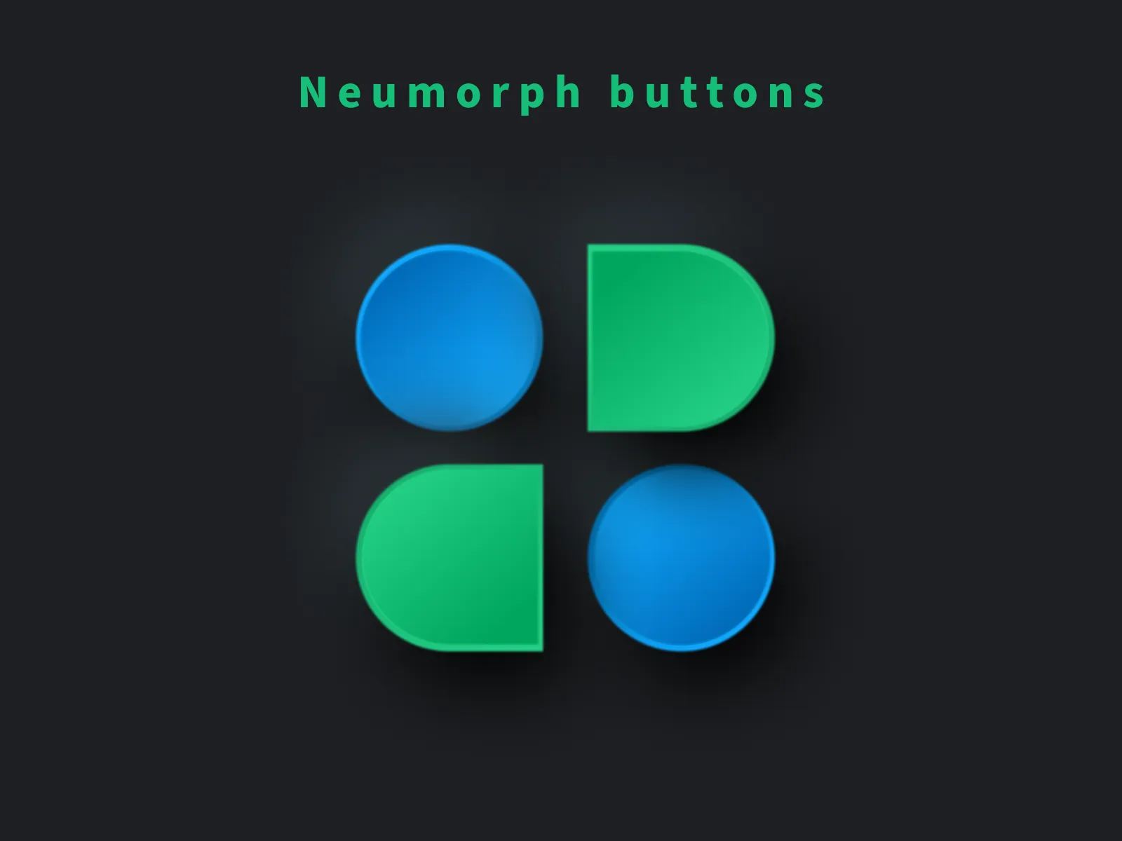 Neumorph Buttons for Figma and Adobe XD No 2