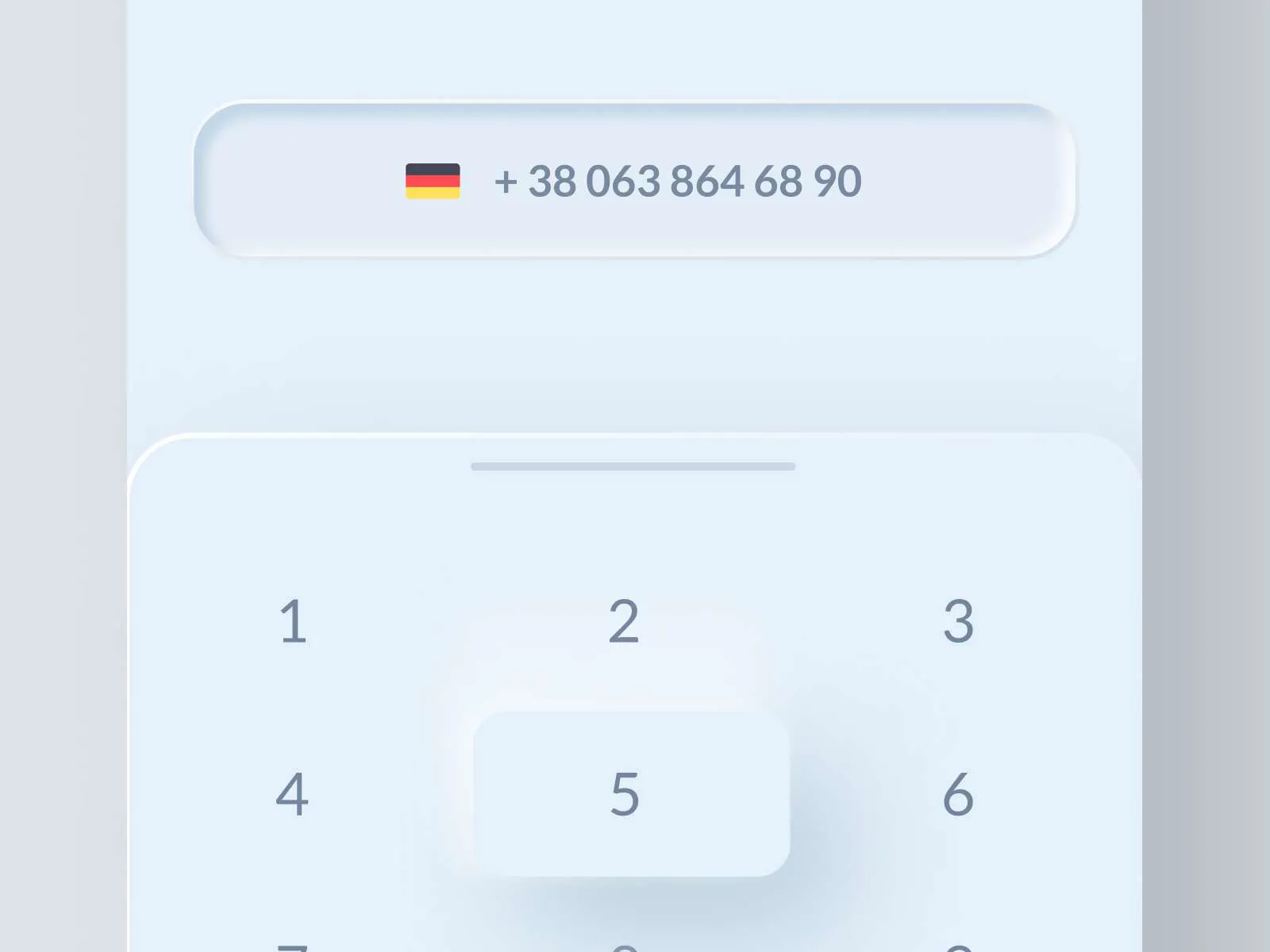 Neumorphic Light Elements for Figma and Adobe XD No 5