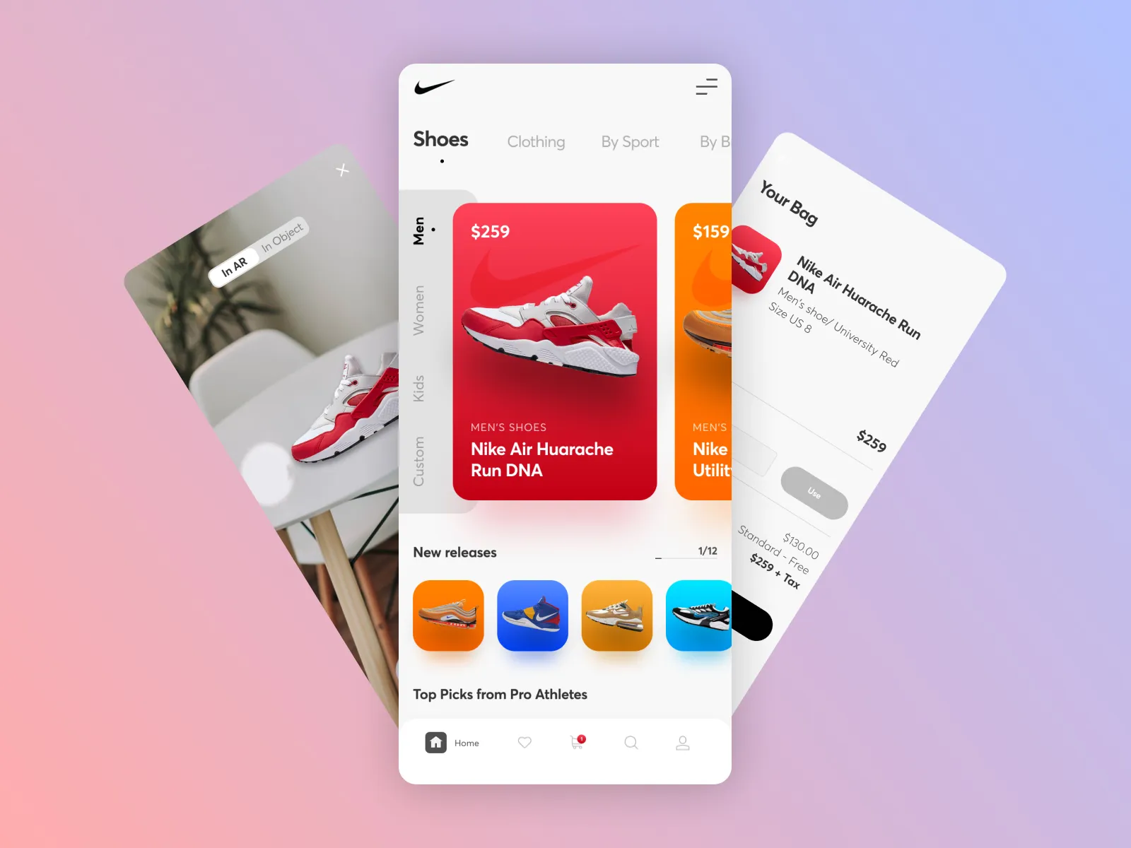Nike Challenge Concept for Figma and Adobe XD No 4