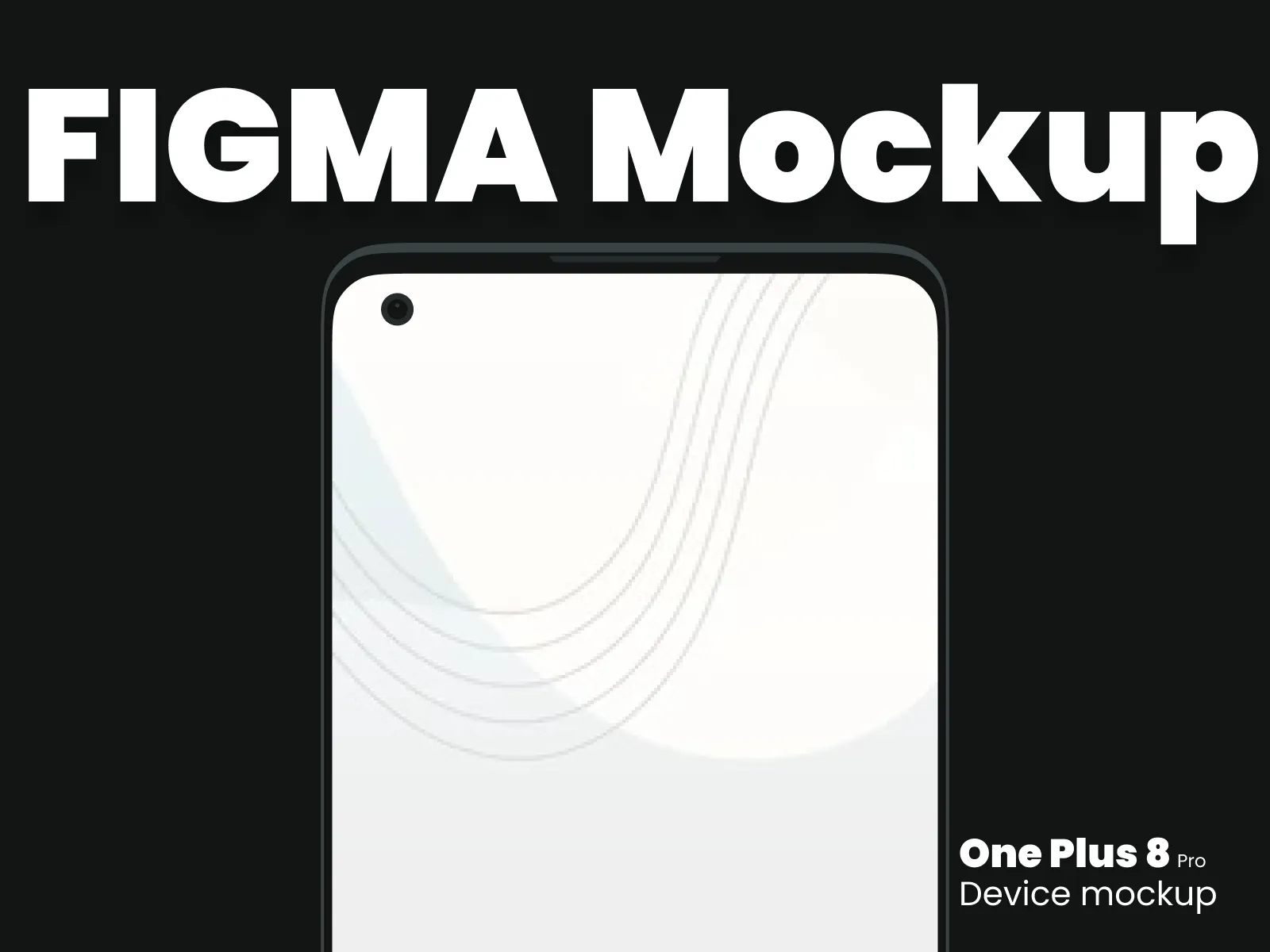 OnePlus 8 Pro Mockup for Figma and Adobe XD No 4