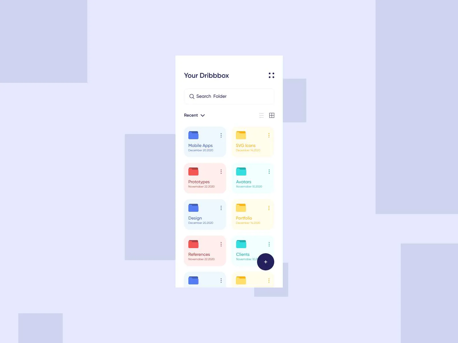 Online Cloud Storage for Figma and Adobe XD No 4