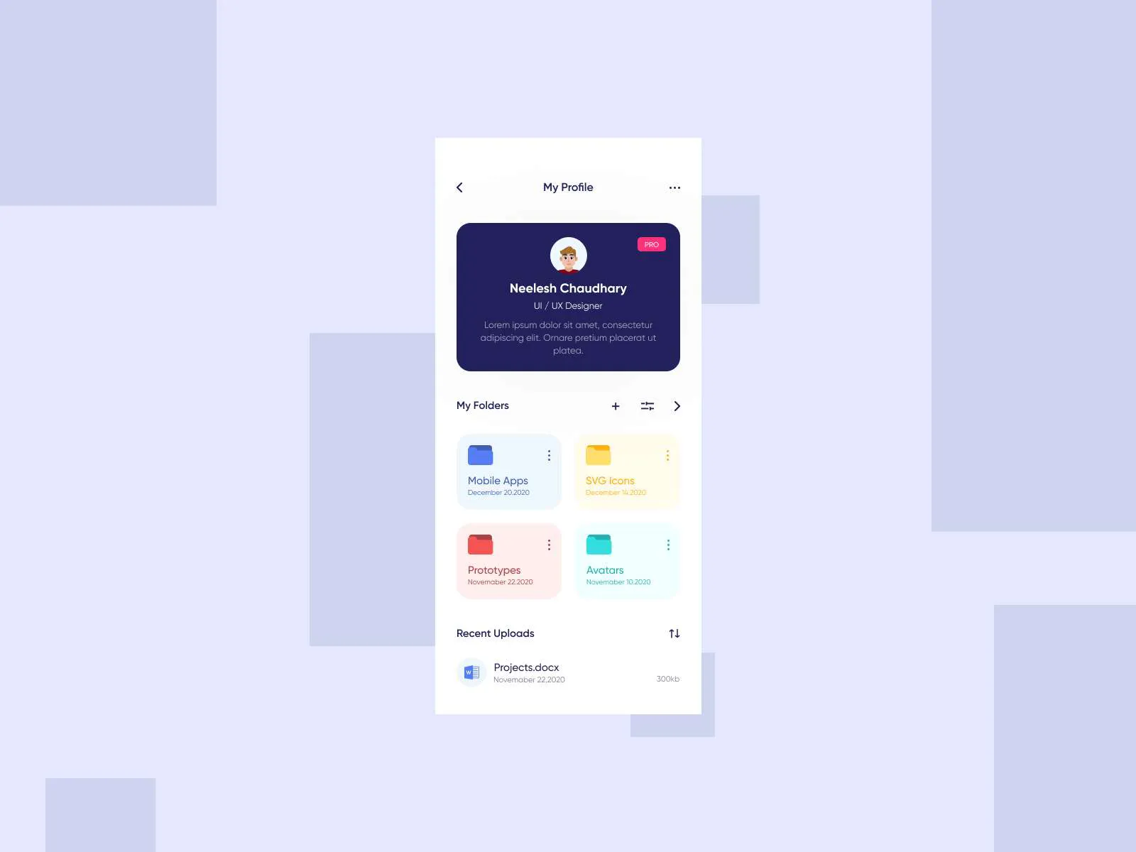 Online Cloud Storage for Figma and Adobe XD No 5
