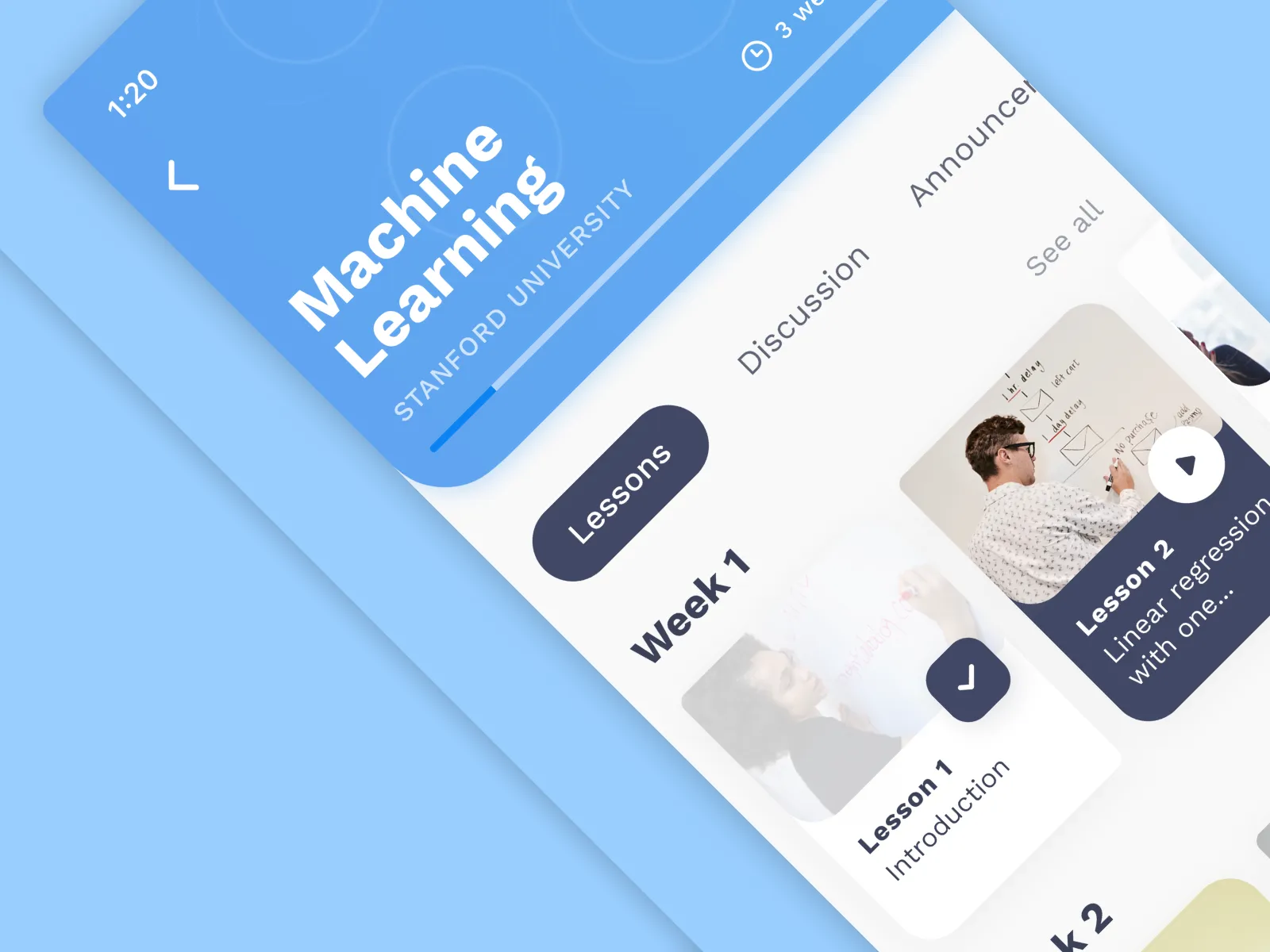 Online Courses Platform for Figma and Adobe XD No 4