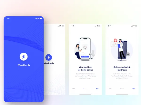 Online Medical Store App UI Kit for Figma and Adobe XD