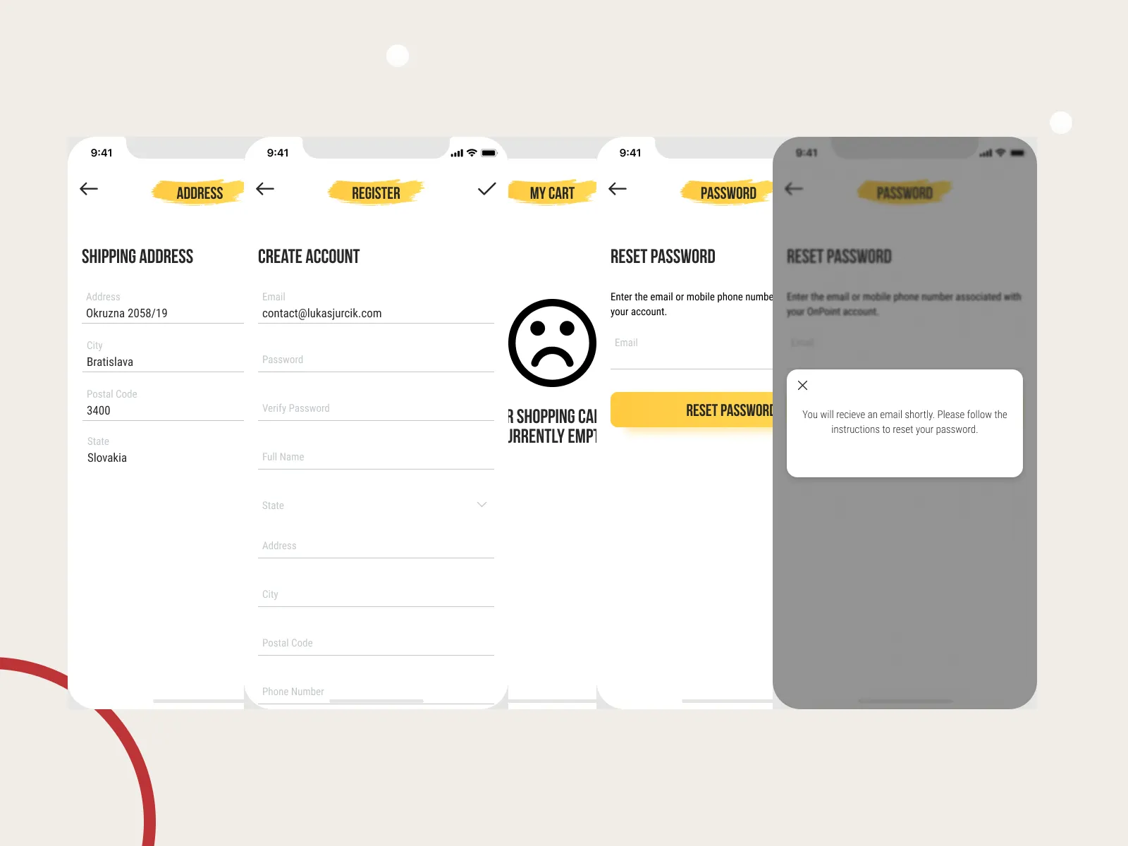 OnPoint Ecommerce App for Figma and Adobe XD No 4