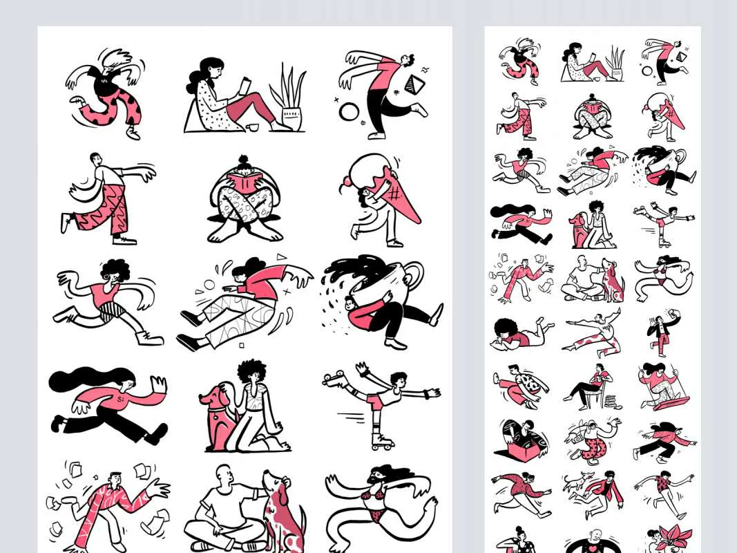 Open Doodles - Free sketchy illustrations for Figma and Adobe XD