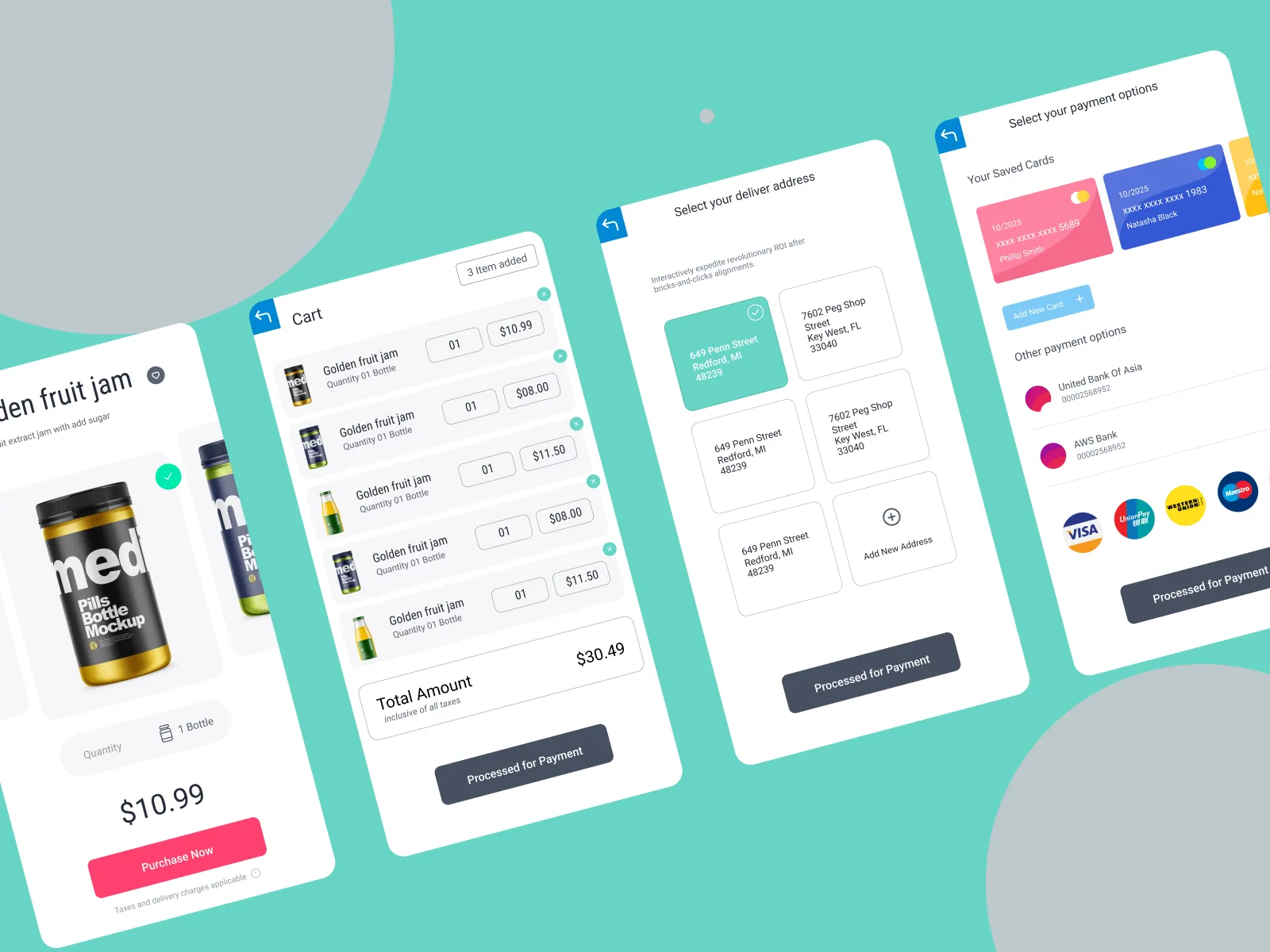 Payment Transaction Free UI Kit for Figma and Adobe XD No 5