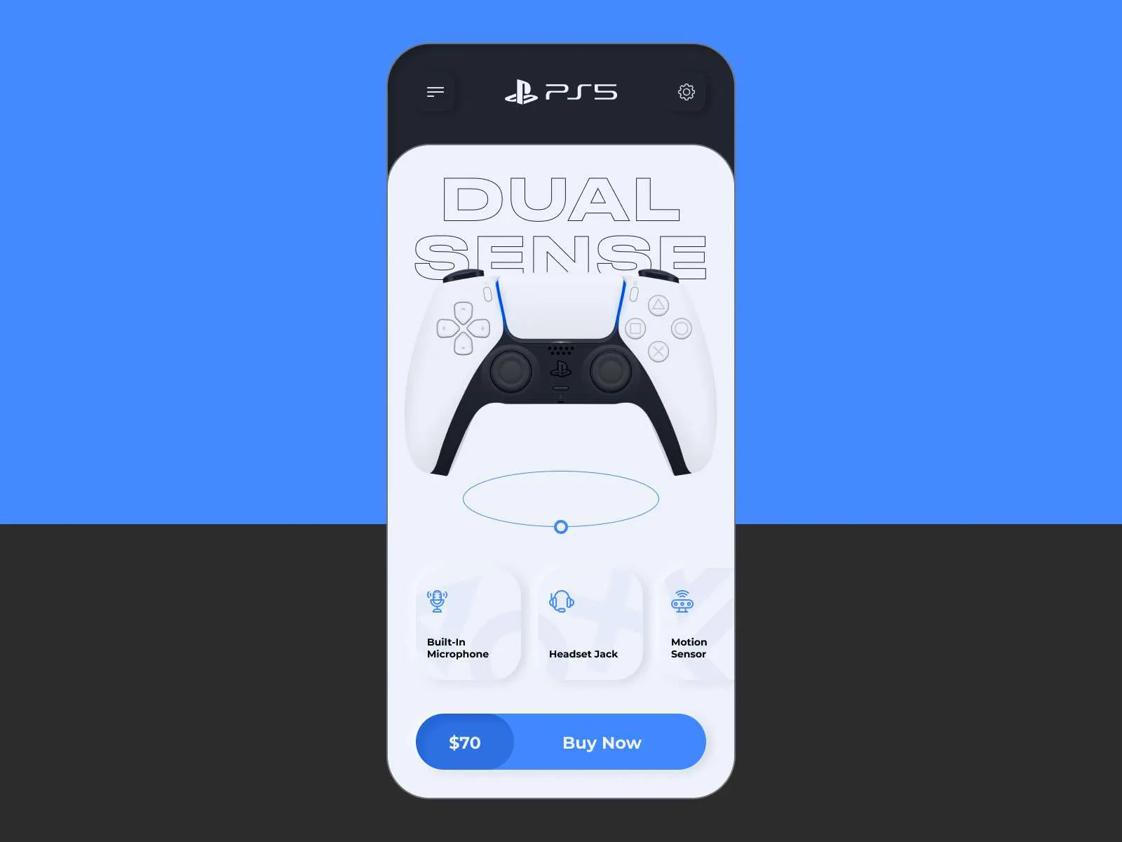 Playstation 5 Store App for Figma and Adobe XD No 2