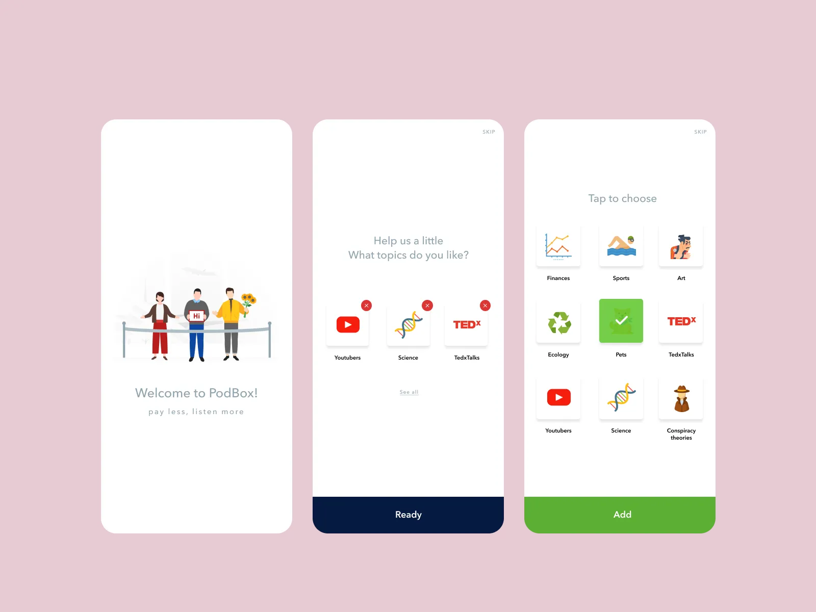 Podcast App Template for Figma and Adobe XD No 4