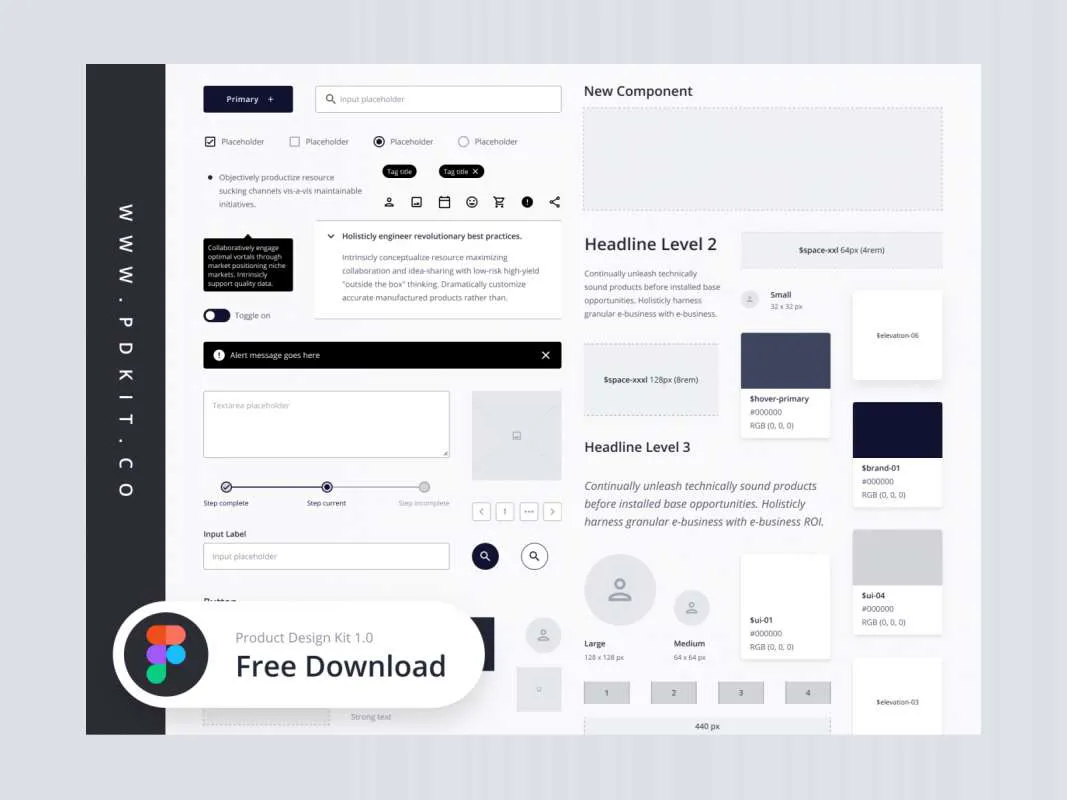 Product Design Kit for Figma for Figma and Adobe XD