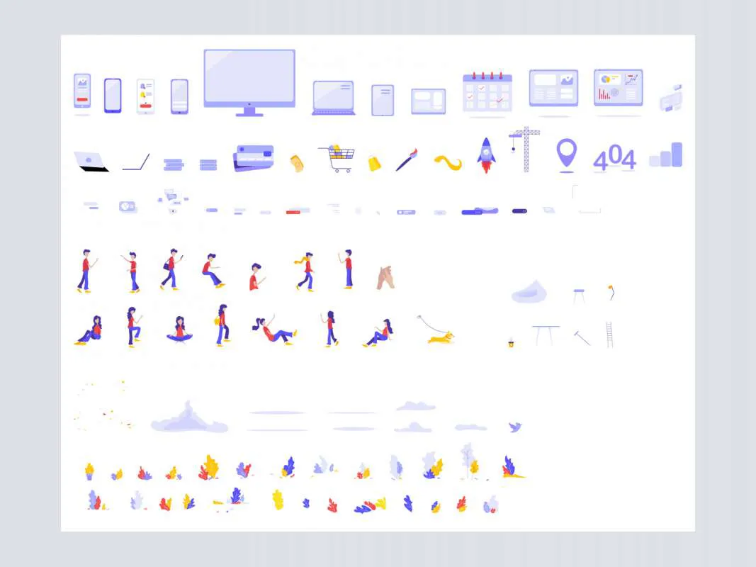 Pulse Illustration Kit for Figma and Adobe XD