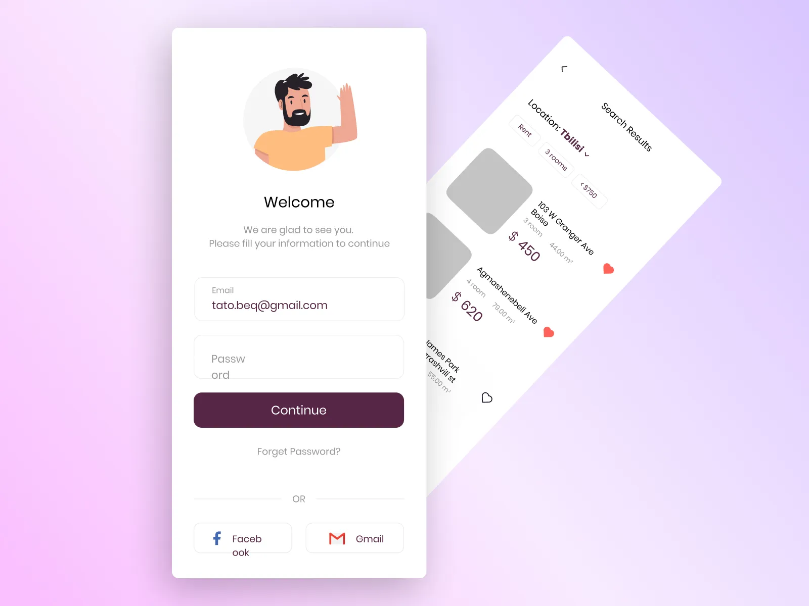 Real Estate App for Figma and Adobe XD No 5