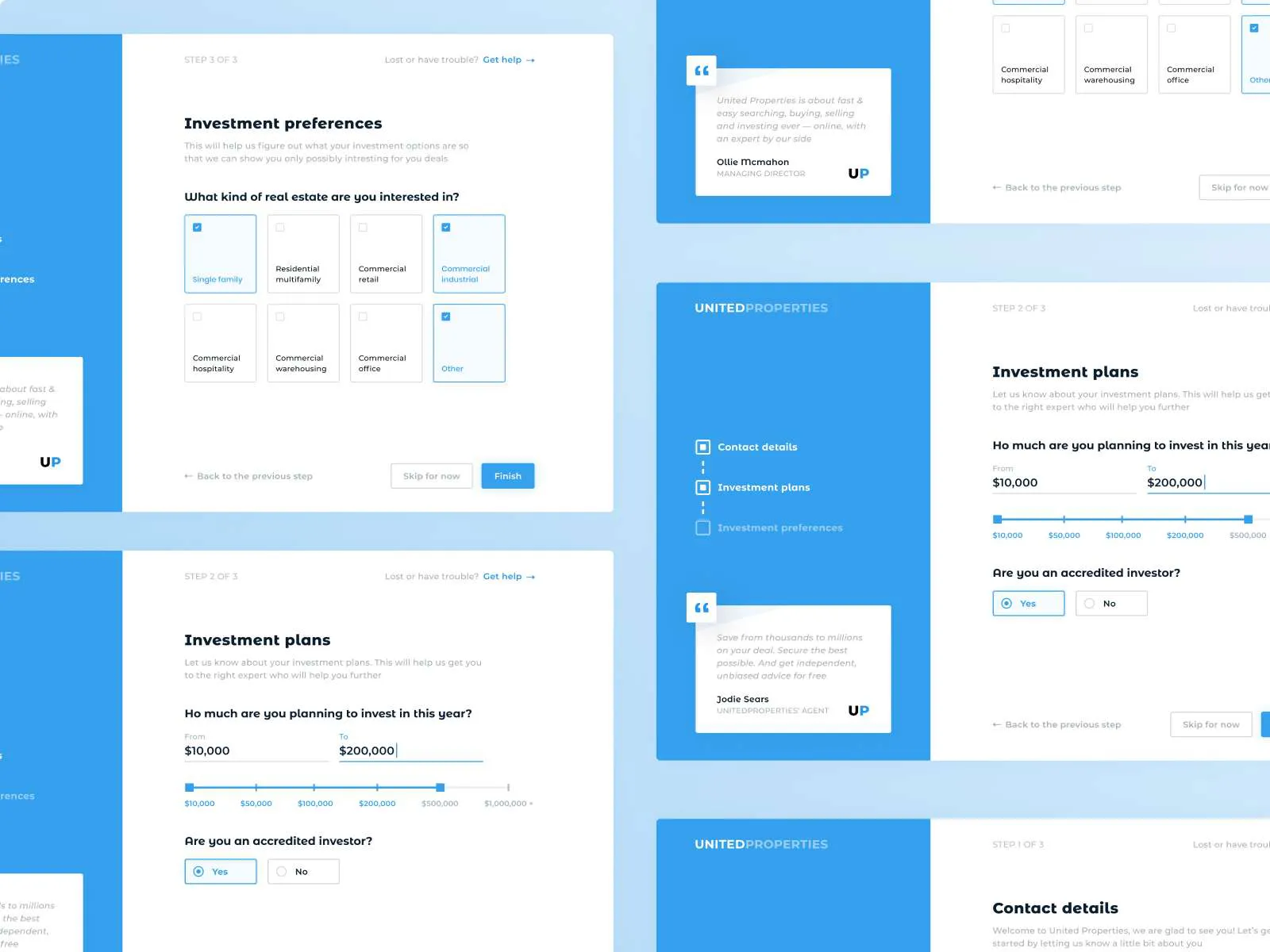 Real Estate Onboarding Process for Figma and Adobe XD No 5