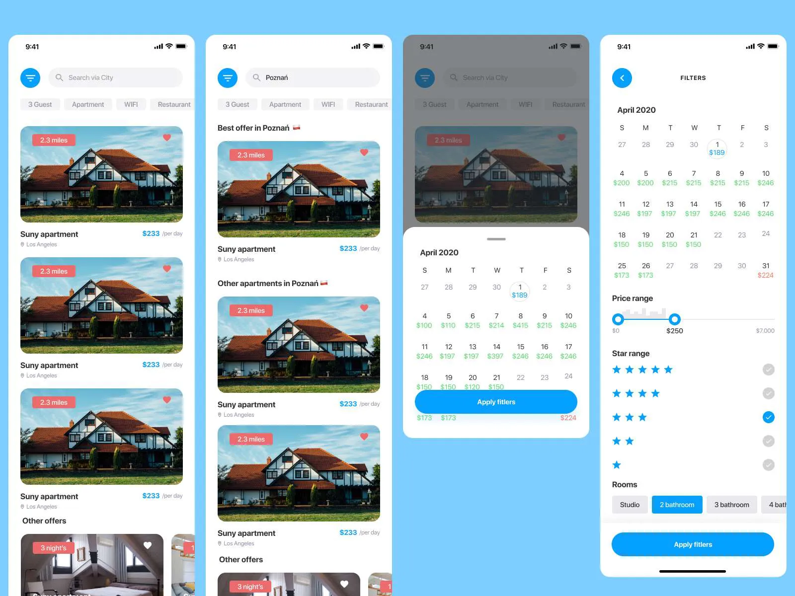 Real Estate UI Kit for Figma and Adobe XD No 4
