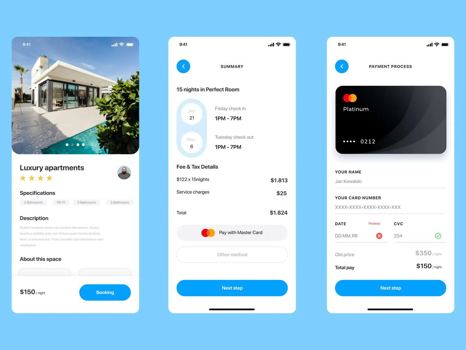 Real Estate UI Kit for Figma and Adobe XD No 5