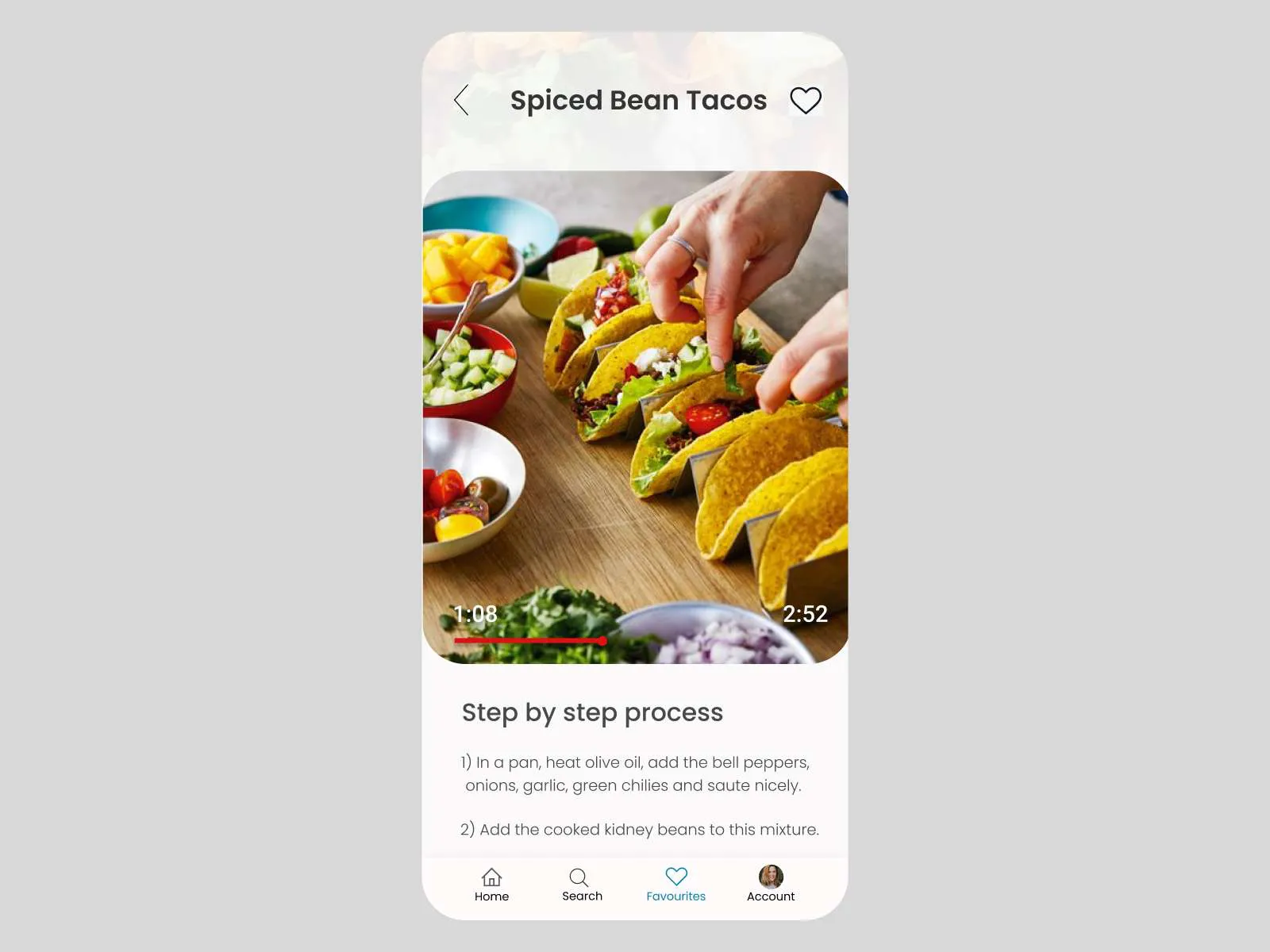 Recipes- Cooking App for Figma and Adobe XD No 5