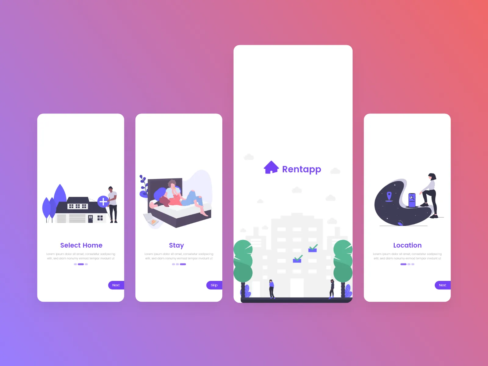 Rent App for Figma and Adobe XD No 2