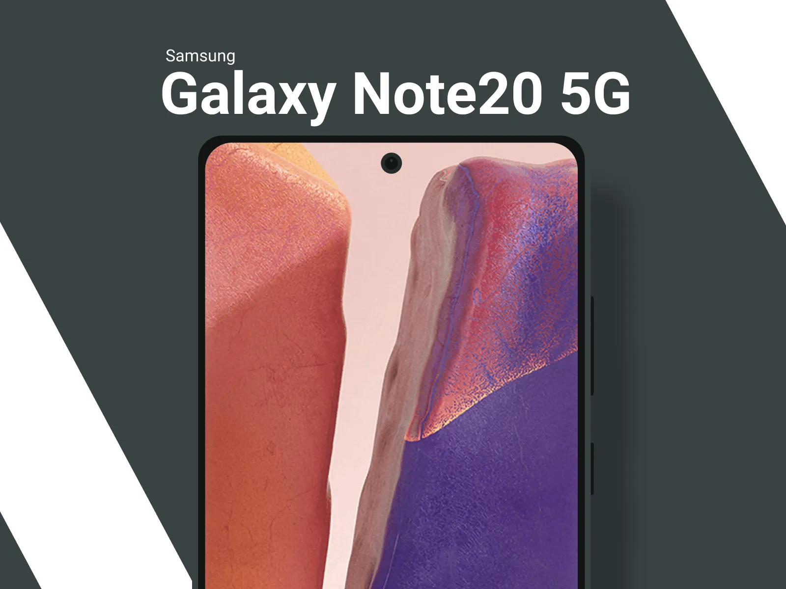 Samsung Galaxy Note 20 Mockup  - Free template