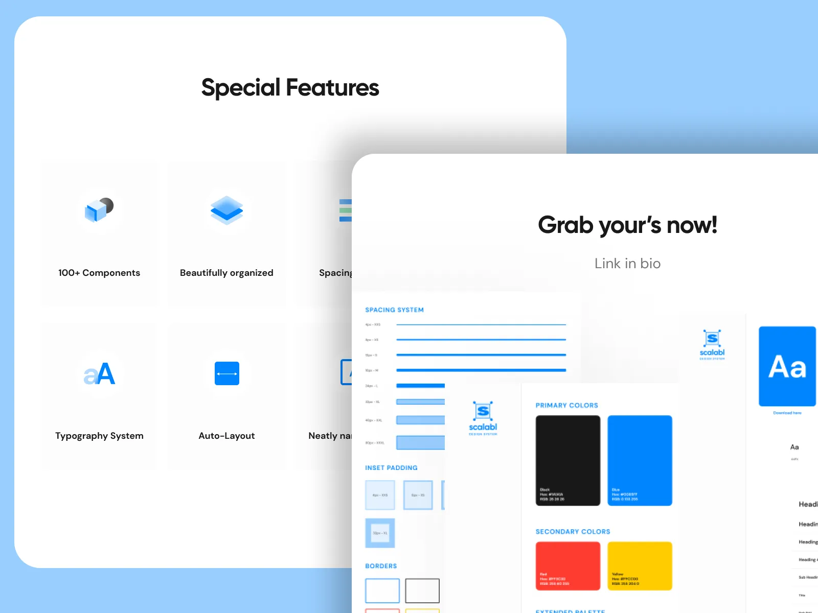 Scalabl Design System for Figma and Adobe XD No 4