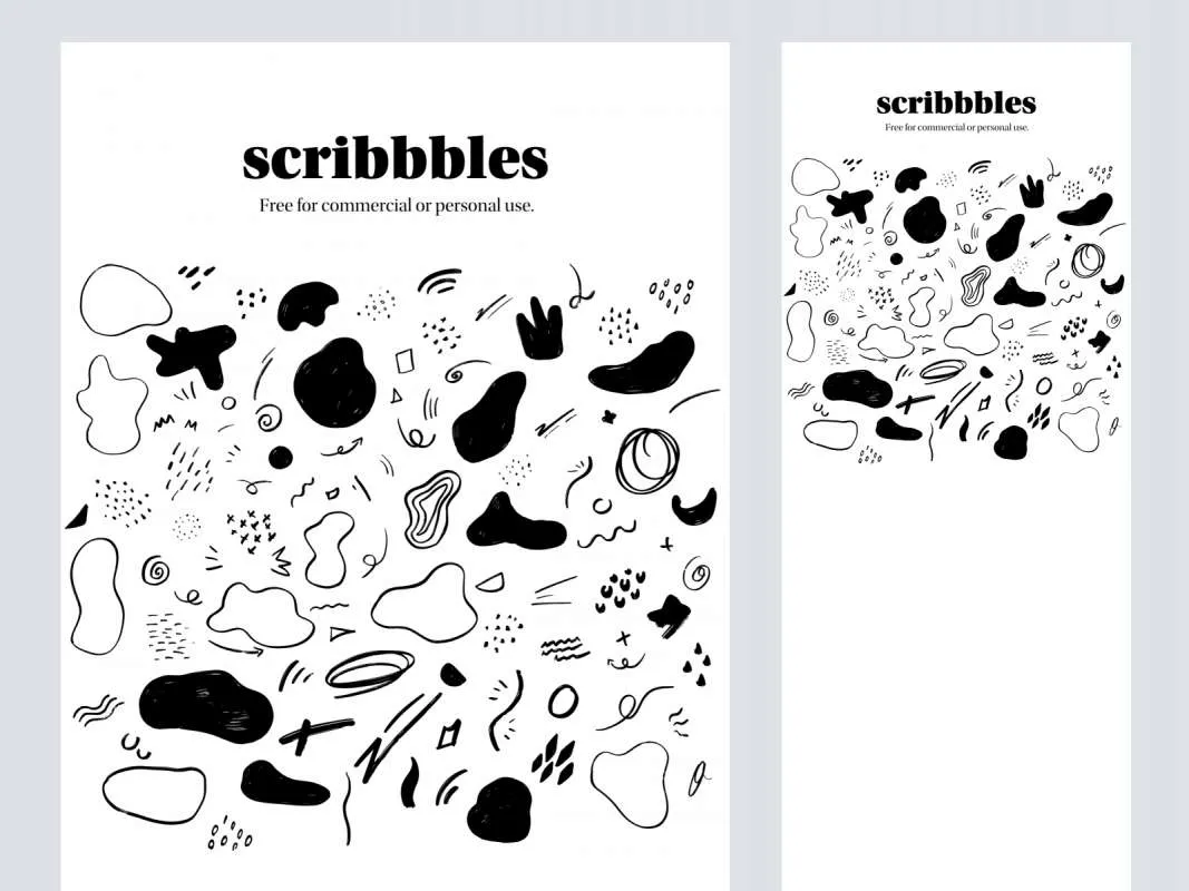Scribbbles Illustrations for Figma and Adobe XD