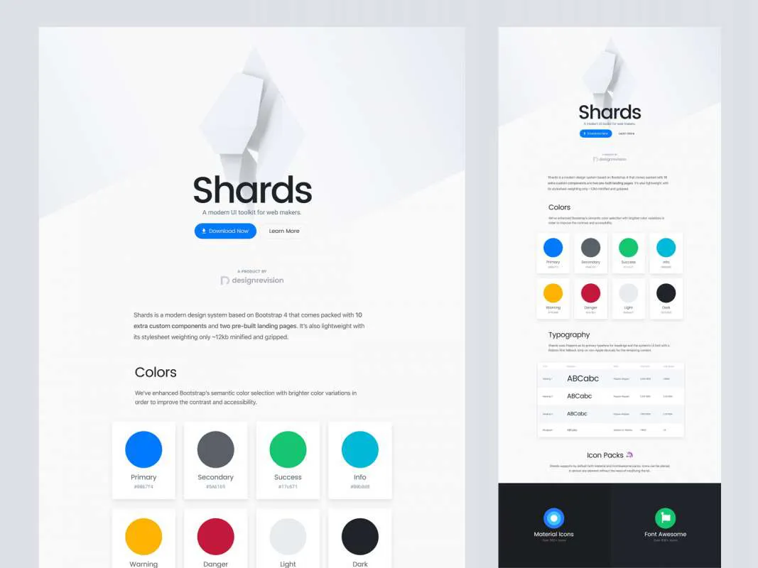 Shards UI Kit for Figma and Adobe XD