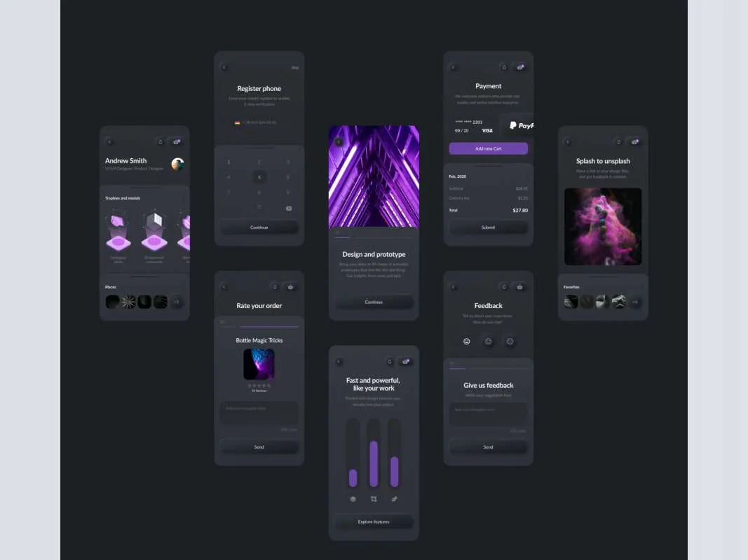 Skeuomorphic Elements for Figma for Figma and Adobe XD