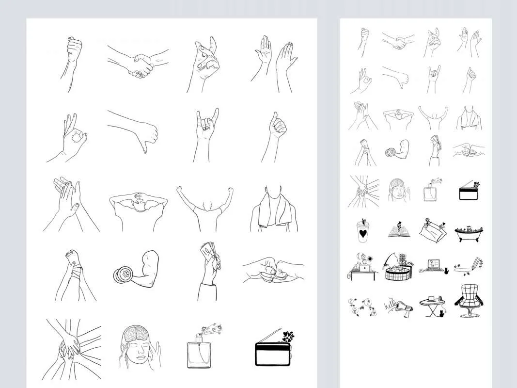 Skribbl Free Illustrations for Figma and Adobe XD