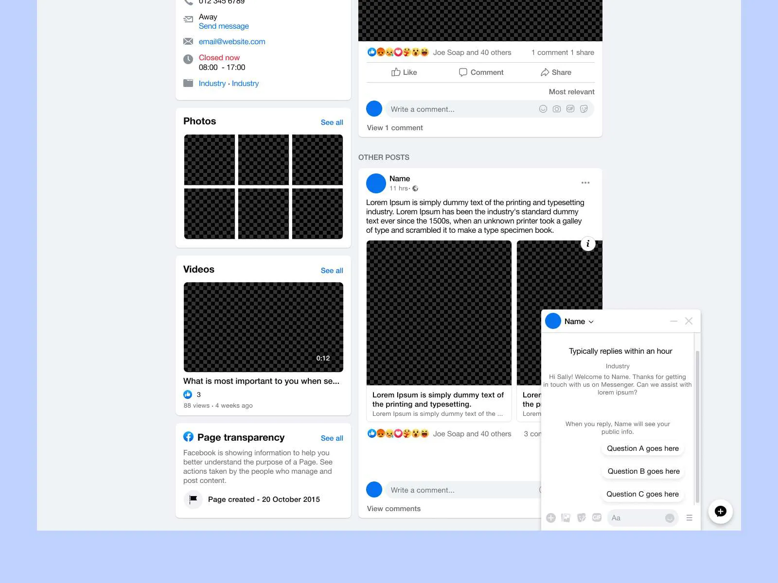 Social Website UI for Figma and Adobe XD No 2