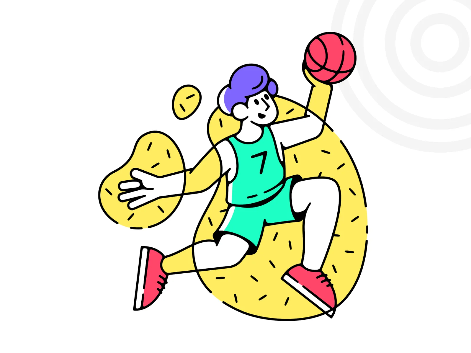 Stories Illustrations for Figma and Adobe XD No 2