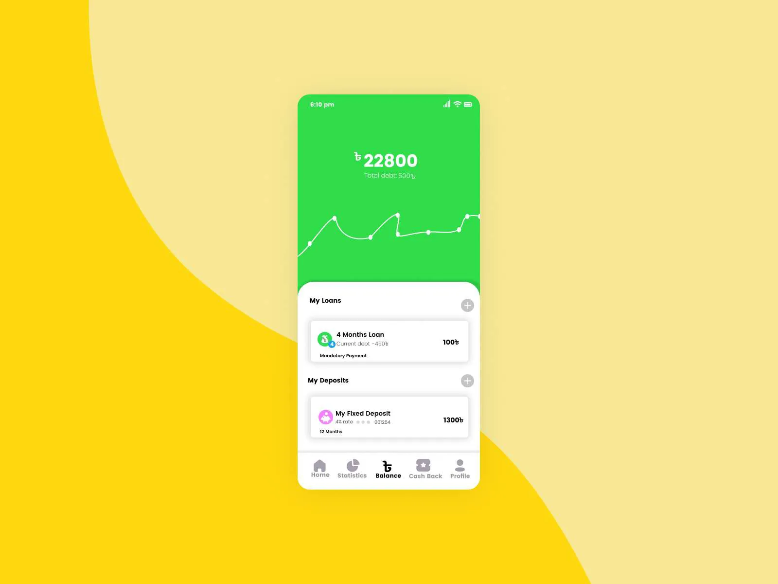 Taka Naki Mobile Banking App for Figma and Adobe XD No 2
