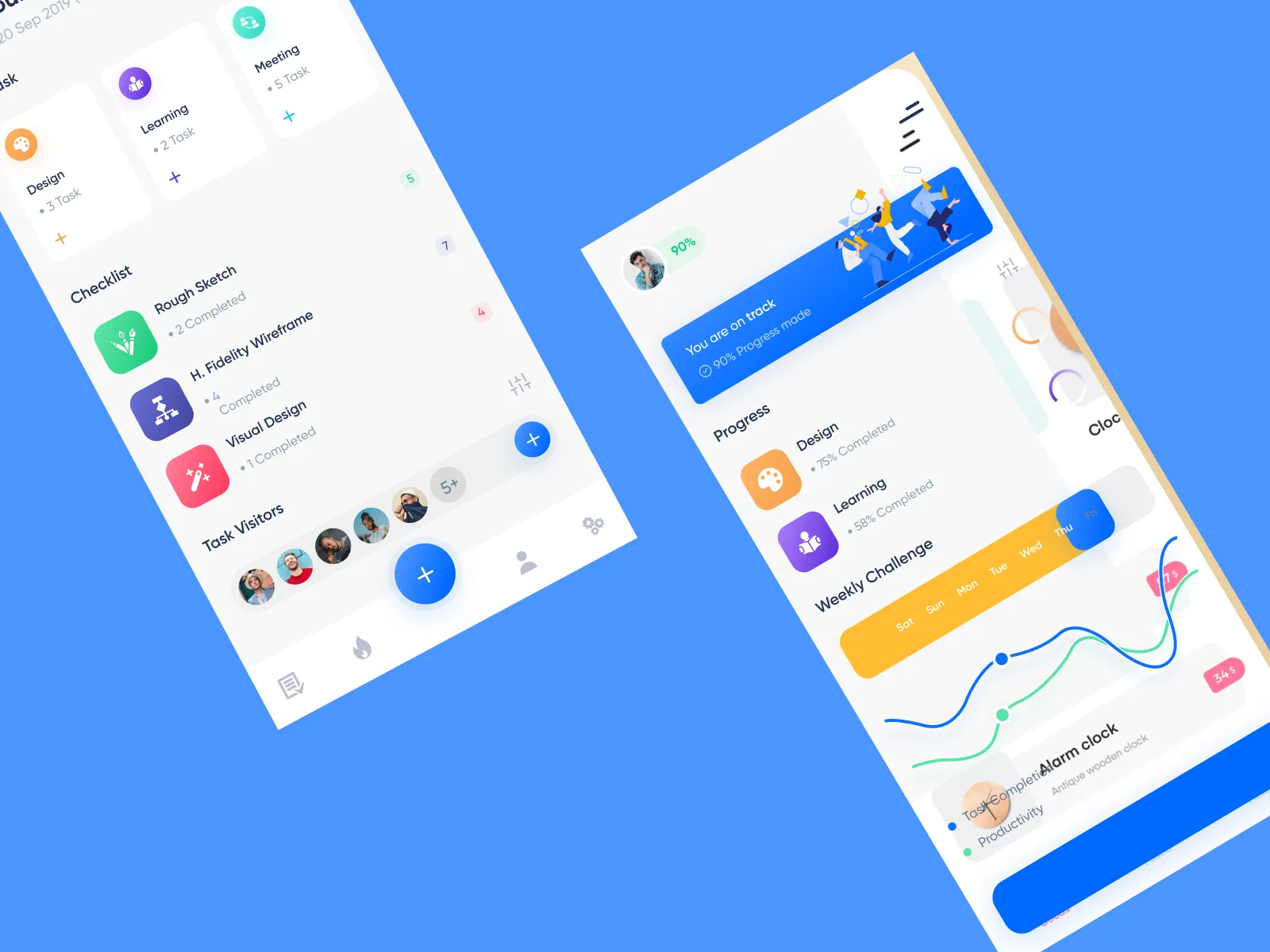Task Management App Exploration for Figma and Adobe XD No 2