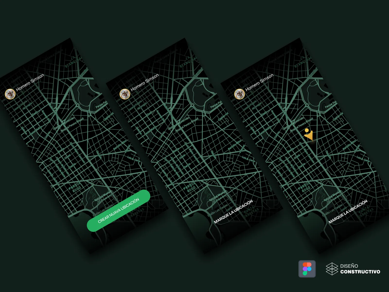 Tracking Map App for Figma and Adobe XD No 4