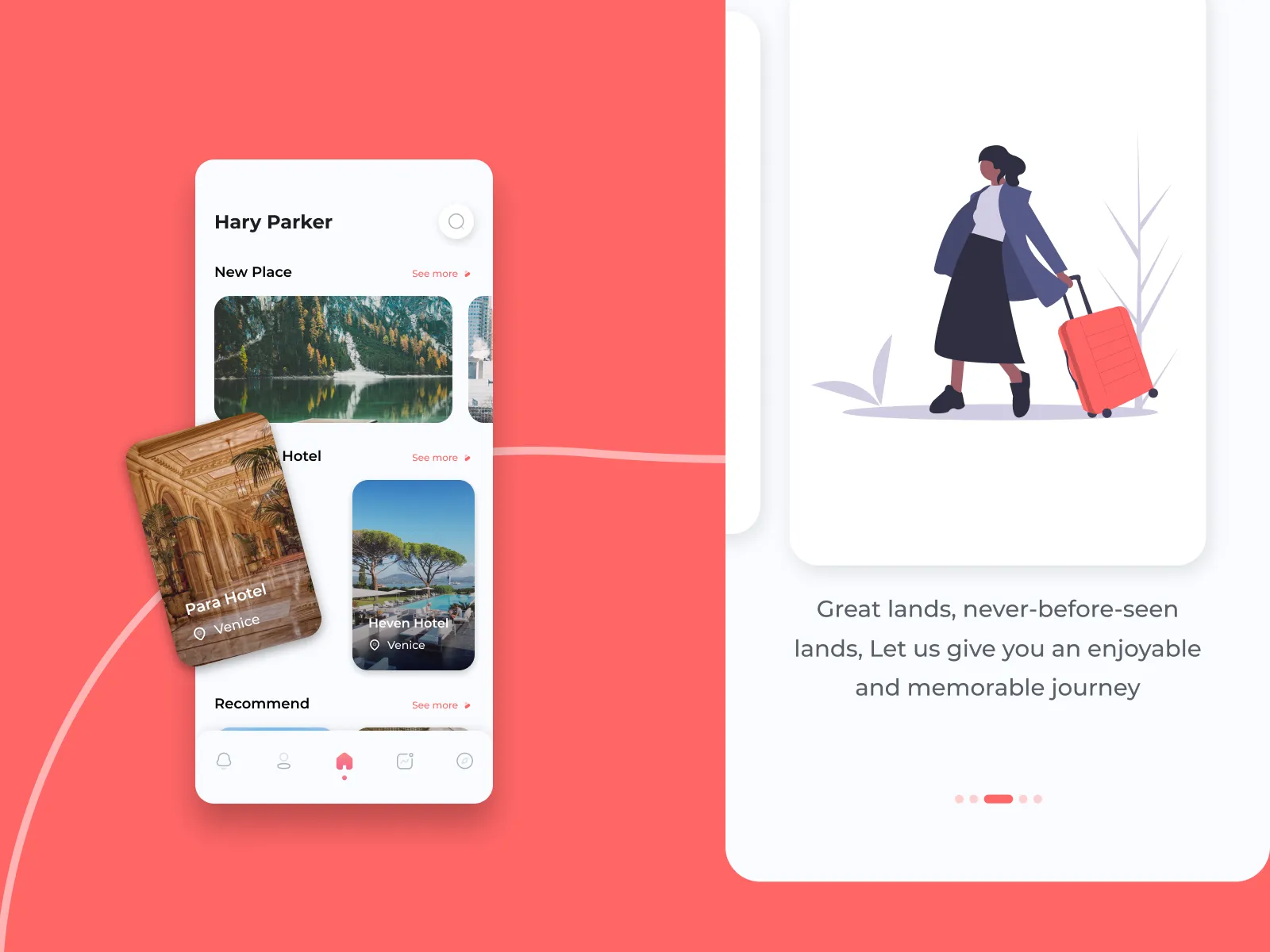 Travel Booking Mobile App for Figma and Adobe XD No 2