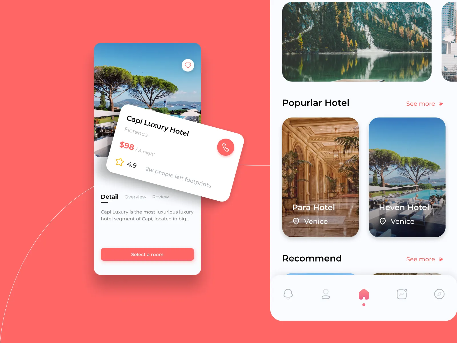 Travel Booking Mobile App for Figma and Adobe XD No 4