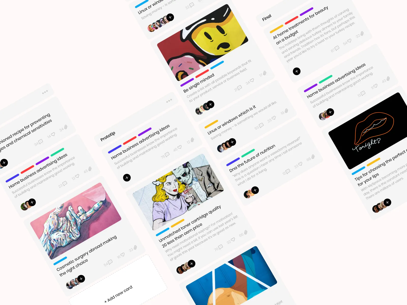 Trello Redesign Concept UI for Figma and Adobe XD No 4