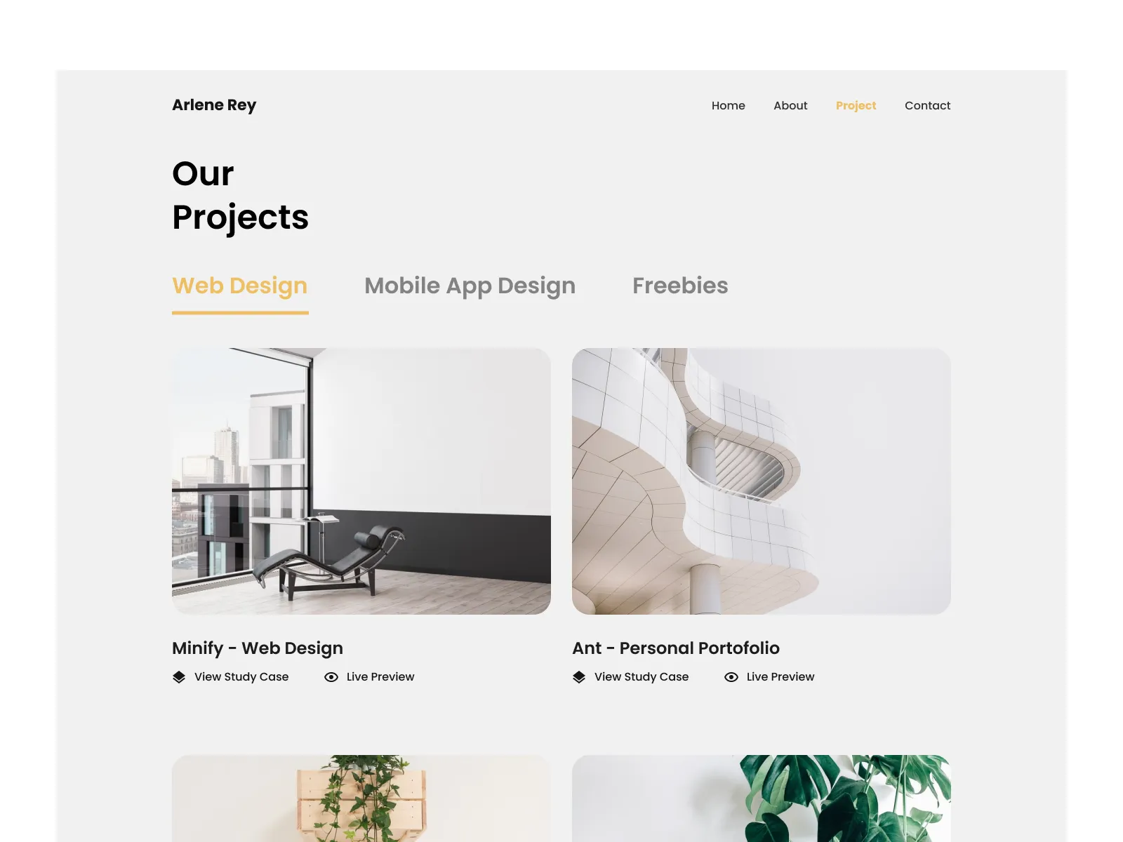 UI Designer Portofolio for Figma and Adobe XD No 4