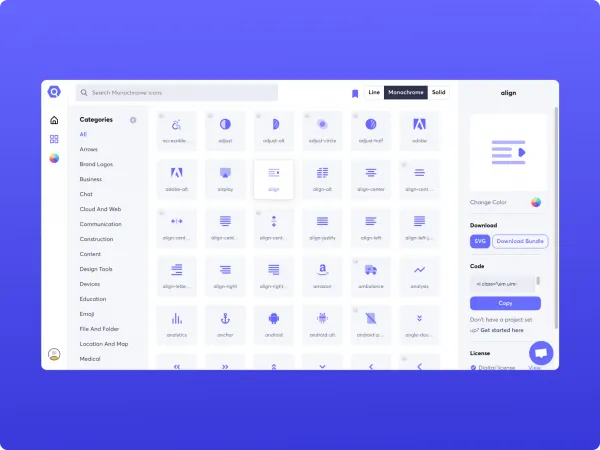Unicons Icon Pack for Figma and Adobe XD