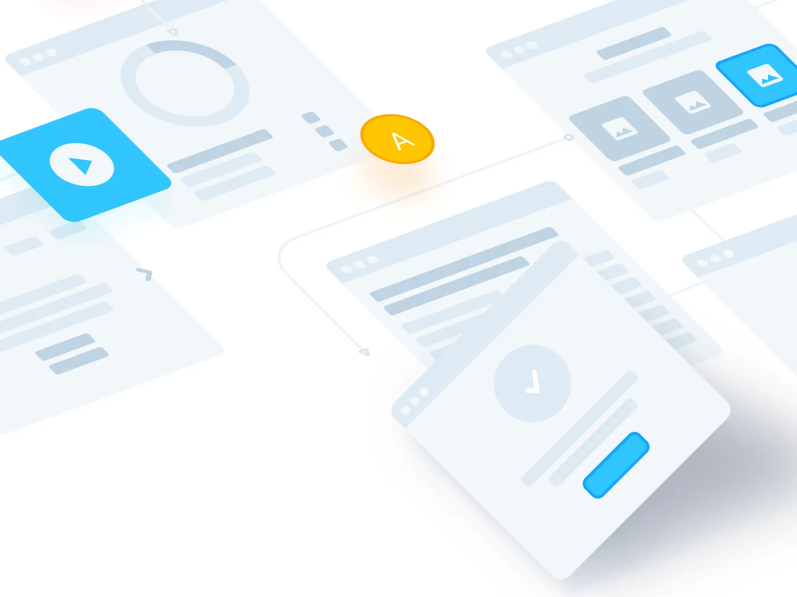 UX Flow Wireframes for Figma and Adobe XD No 4