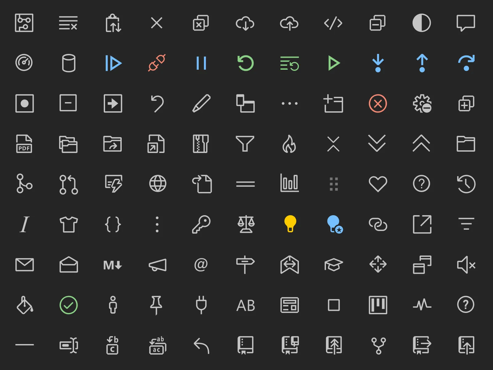 Visual Studio Code Icons for Figma and Adobe XD No 5