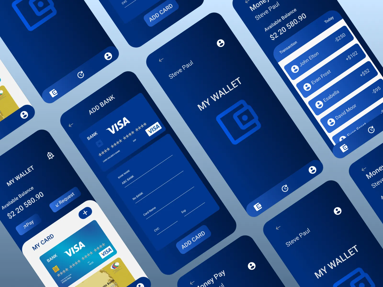 Wallet App for Figma and Adobe XD No 2