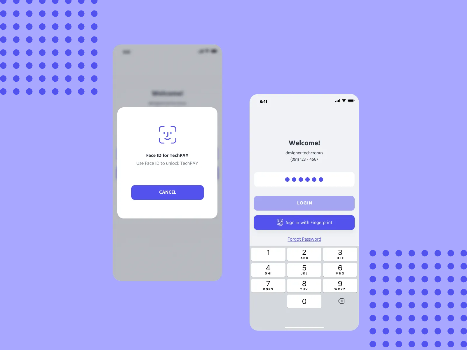 Wallet UI Kit for Figma and Adobe XD No 2
