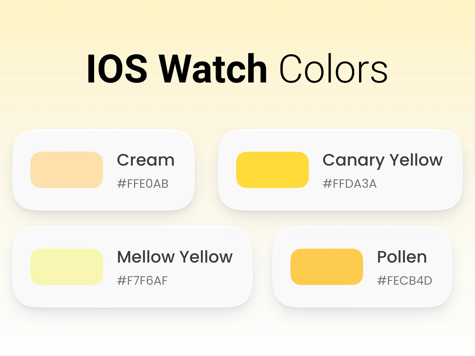 WatchOS Colors for Figma and Adobe XD No 4