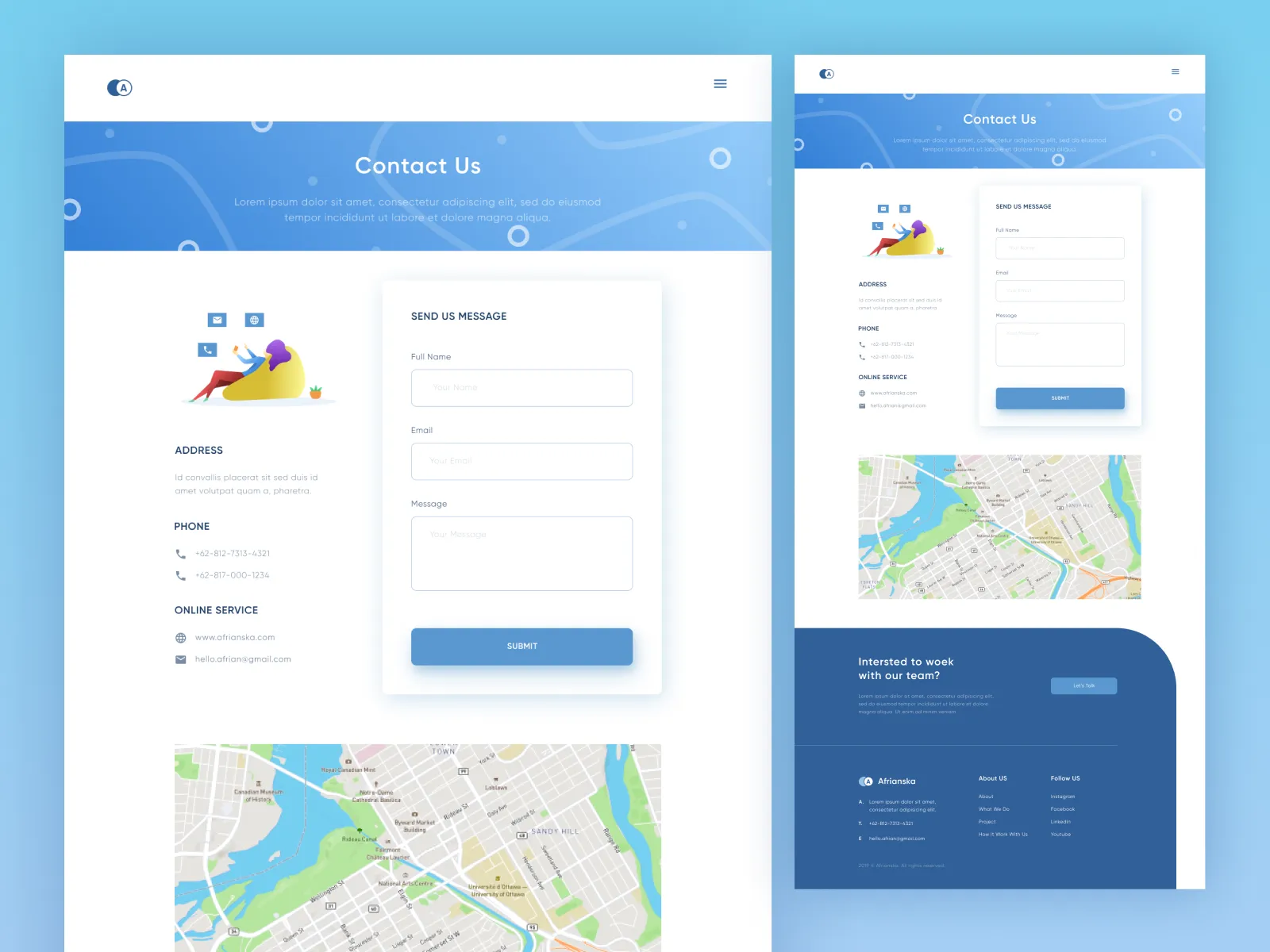 Web-Landing Page Design for Figma and Adobe XD No 4