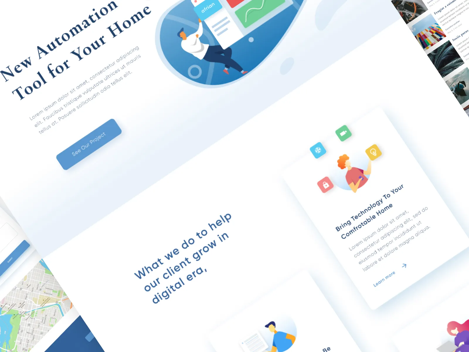 Web-Landing Page for Figma and Adobe XD No 5