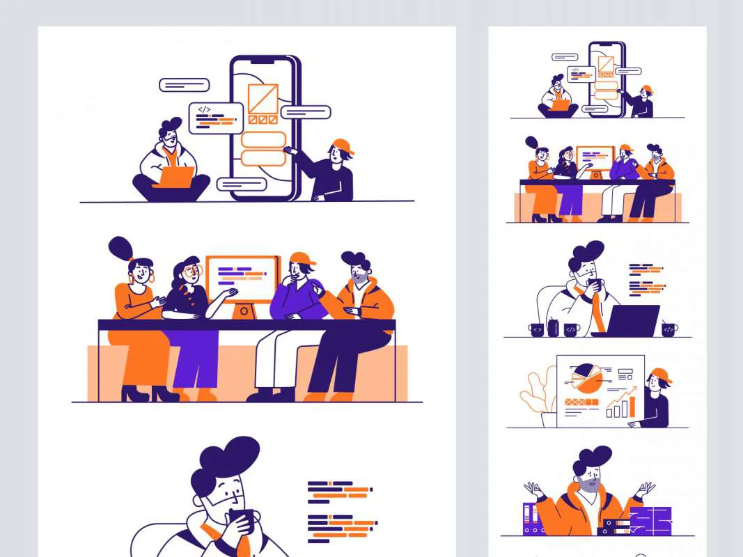 Whoooa - Free Customizable Illustrations for Figma and Adobe XD