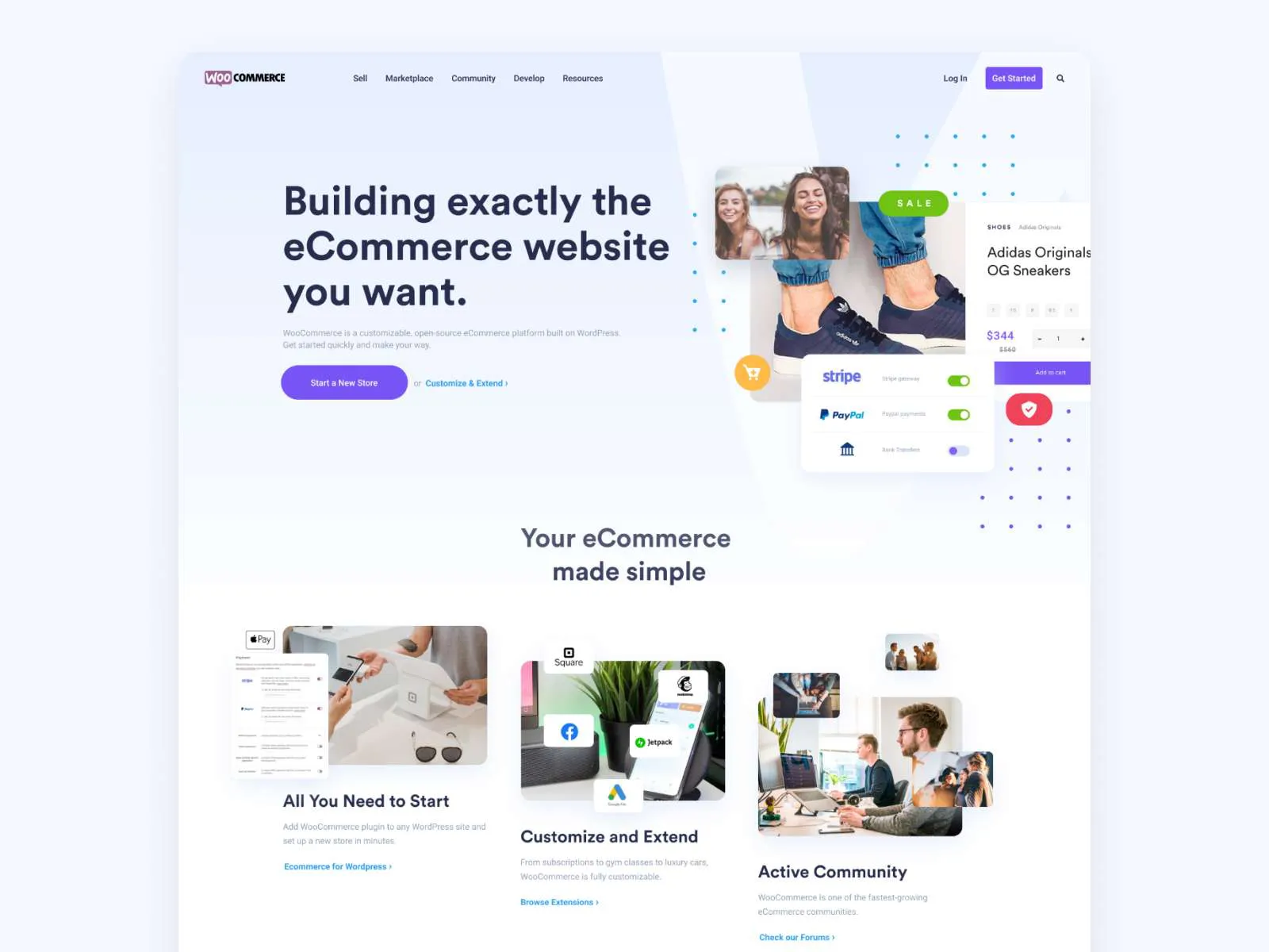 Woocommerce Redesign Landing for Figma and Adobe XD No 2