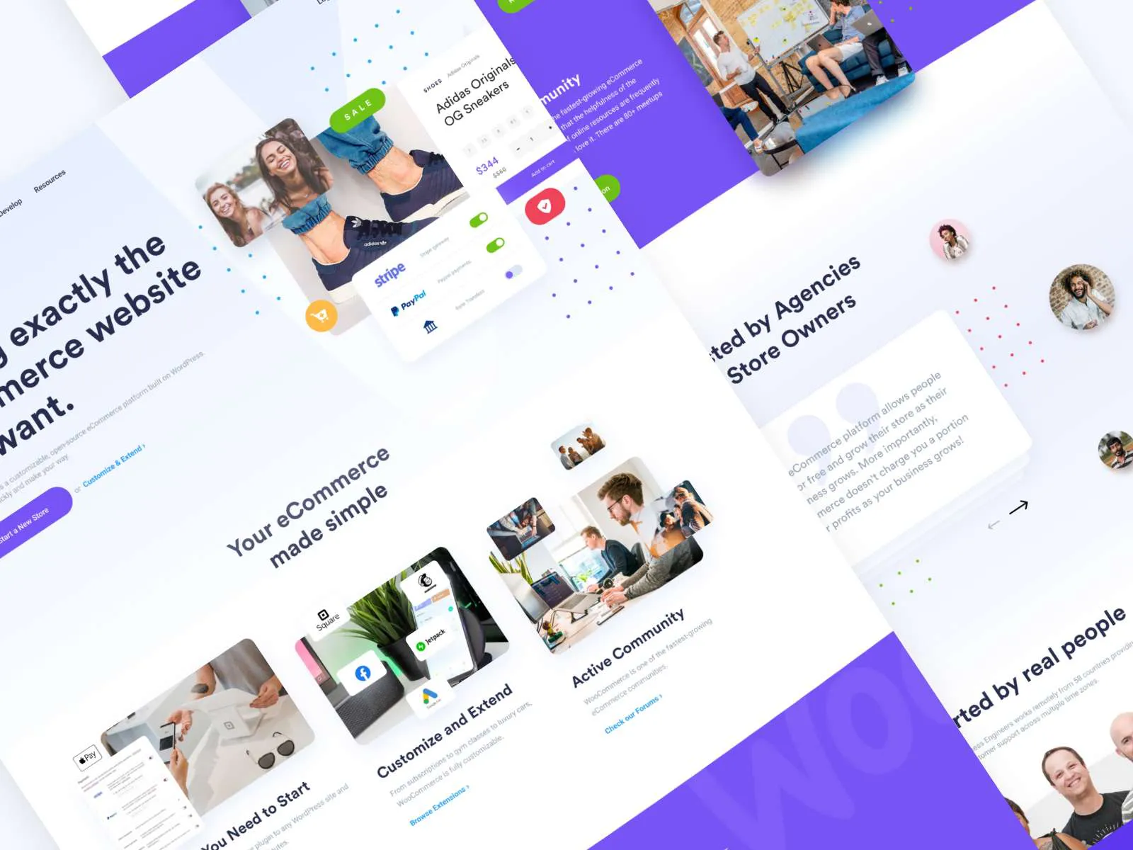 Woocommerce Redesign Landing for Figma and Adobe XD No 5