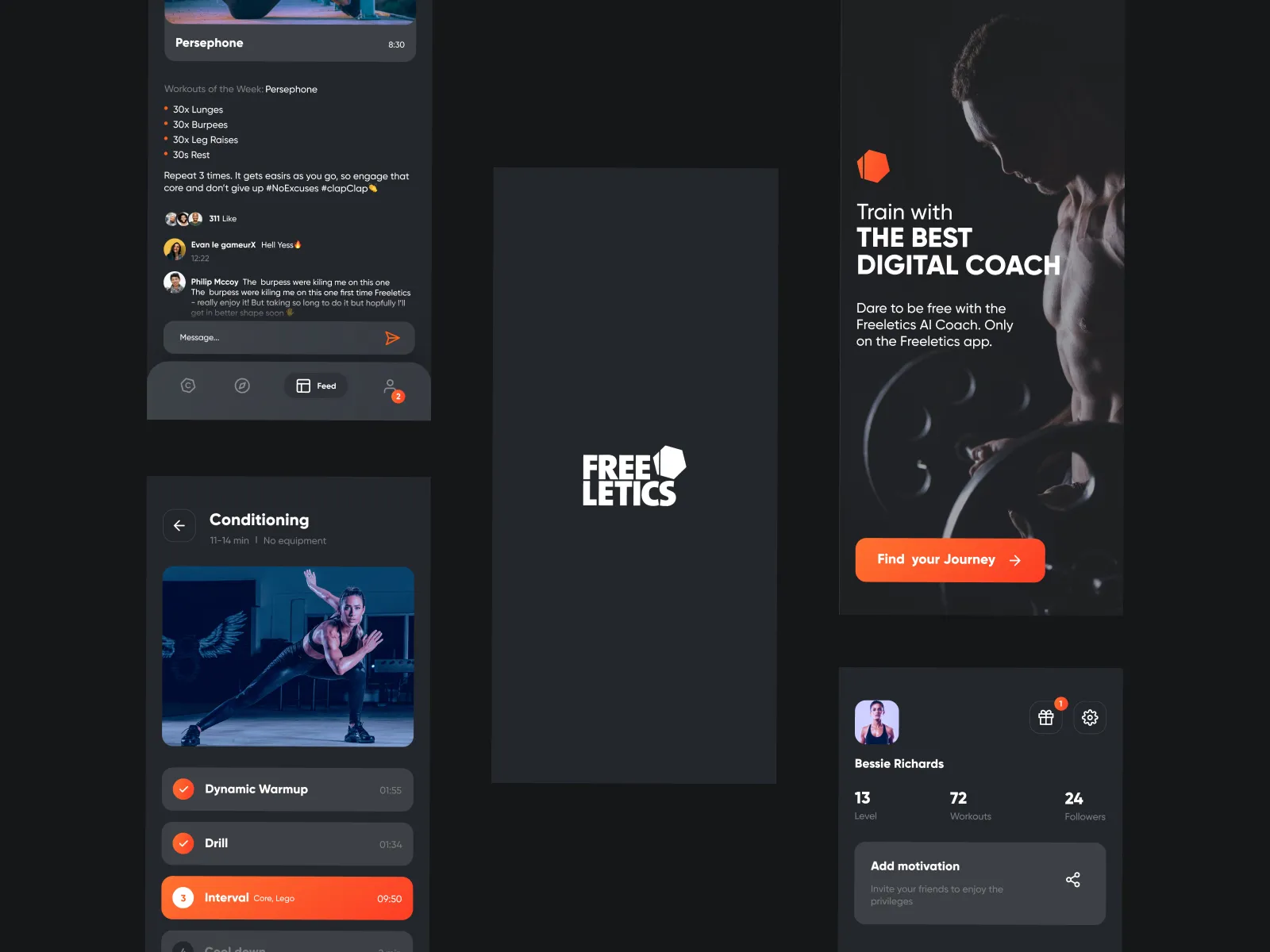 Workout Redesign for Figma and Adobe XD No 4