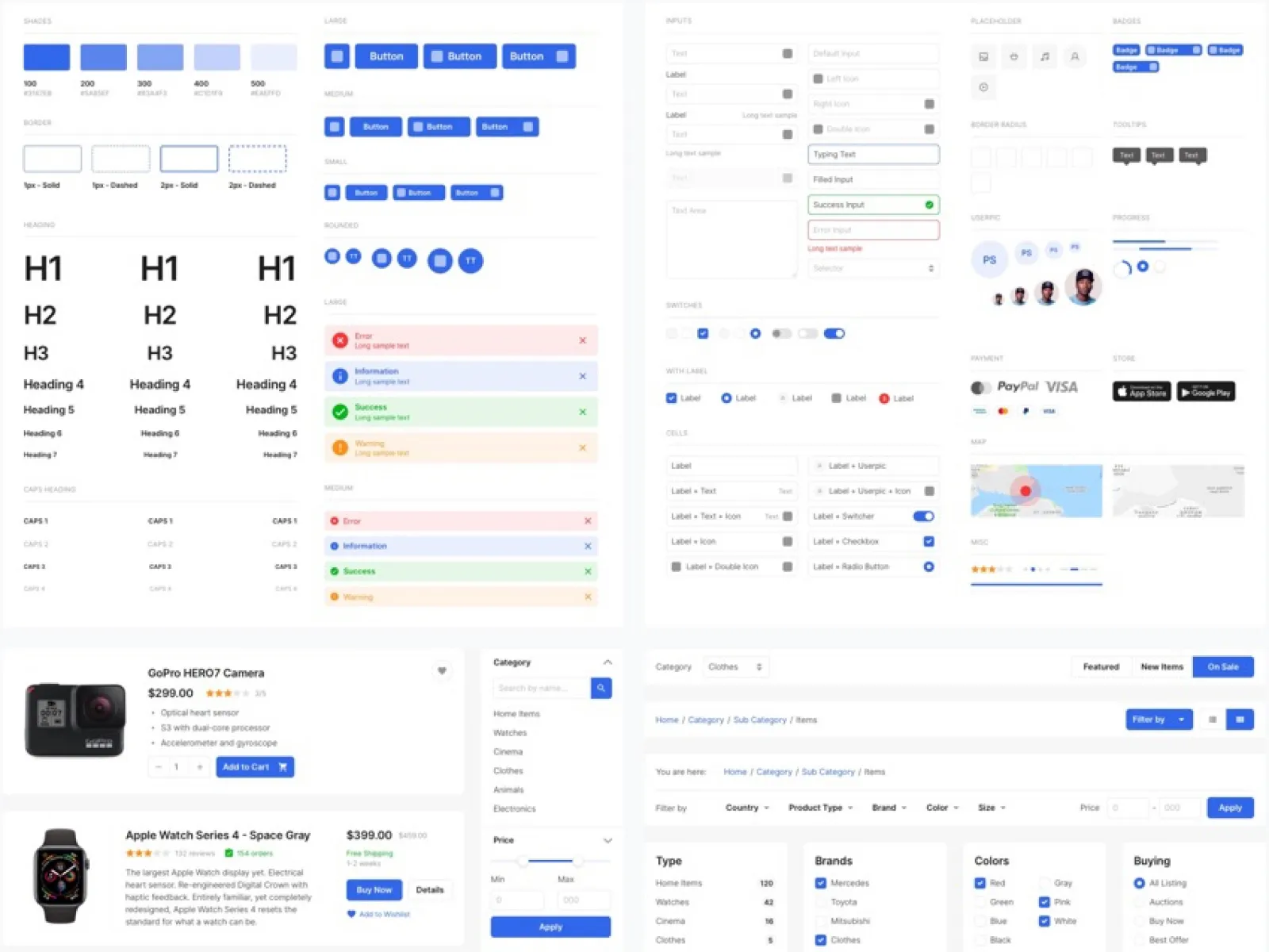 E-commerce UI Kit for Figma and Adobe XD