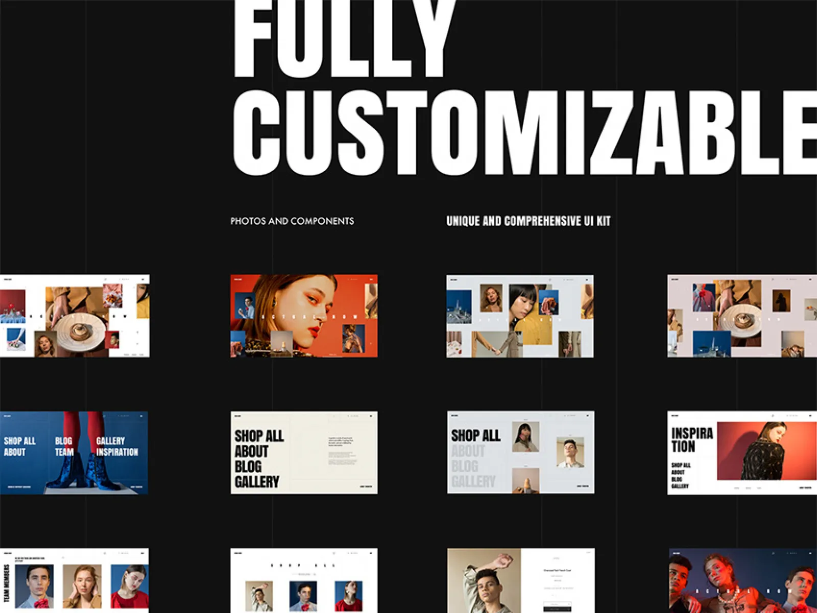 Fashion Editorial UI Kit for Figma and Adobe XD